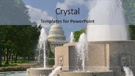  Presentation with senate - Audience pleasing presentation theme consisting of seen from upper senate backdrop and a light blue colored foreground