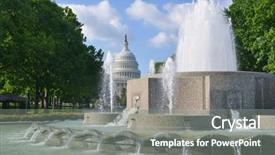  Presentation with senate - Amazing slides having seen from upper senate backdrop and a gray colored foreground