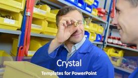  Presentation with nuts - Cool new PPT theme with seggregation duties - nuts and bolts backdrop and a  colored foreground