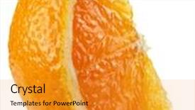  Presentation with paths - Amazing presentation design having segment of orange fruit file contains clipping paths backdrop and a gold colored foreground