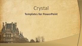  Presentation with paris france - Cool new presentation theme with seine bridge pont royal in central paris france photo in retro style paper texture backdrop and a lemonade colored foreground