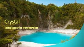  Presentation with geothermal - PPT theme enhanced with seismic - incredibly blue and highly acidic background and a tawny brown colored foreground