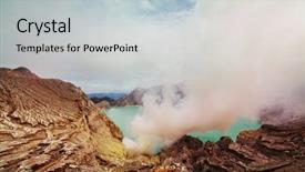  Presentation with java entreprise edition - Amazing slide deck having seismic - lake in a crater backdrop and a light gray colored foreground