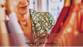  Presentation with clothes shop - Presentation design consisting of selection - woman selecting an apparel while background and a red colored foreground