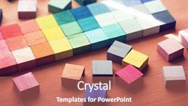  Presentation with colorful impressionist style artistic color - Colorful presentation design enhanced with selection of colors colorful color backdrop and a coral colored foreground