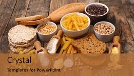  Presentation with gluten free - Colorful theme enhanced with selection of food free gluten backdrop and a red colored foreground