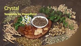  Presentation with anxiety - Beautiful theme featuring selection used in natural herbal backdrop and a tawny brown colored foreground