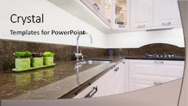  Presentation with succulents - Beautiful presentation featuring selective focus at water faucet backdrop and a lemonade colored foreground