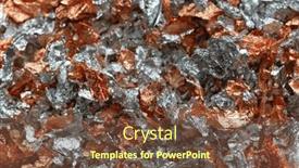  Presentation with silver abstract - Slide set with selective-focus-blur-gold-silver background and a tawny brown colored foreground