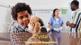  Presentation with doctor office - Theme featuring selective-focus-of-black-boy background and a tawny brown colored foreground