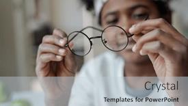  Presentation with homework - Presentation featuring selective-focus-on-hands background and a lemonade colored foreground