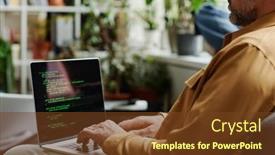  Presentation with green office - Presentation design consisting of selective-focus-on-mature background and a tawny brown colored foreground