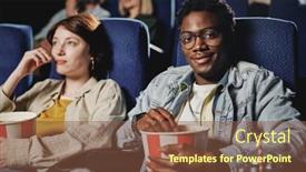  Presentation with focus - Presentation design with selective-focus-shot-of-joyful background and a tawny brown colored foreground