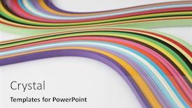  Presentation with abstract wave - Theme featuring selective-soft-focus-abstract-color background and a white colored foreground