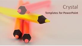  Presentation with abstract art - Presentation theme enhanced with selective-soft-focus-blur-neon background and a lemonade colored foreground