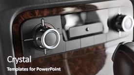  Presentation with car air conditioning - Cool new PPT layouts with selector - air conditioning control panel backdrop and a wine colored foreground