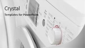  Presentation with close up elements - Amazing slide deck having selector - closeup of new white laundry backdrop and a  colored foreground