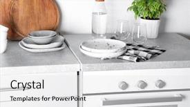  Presentation with electrical - Theme enhanced with selector - modern electrical white oven background and a  colored foreground