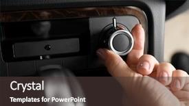  Presentation with conditioner - Amazing theme having selector - woman adjusting air conditioner backdrop and a  colored foreground