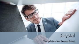  Presentation with historic documents - PPT layouts consisting of selects a folder for document background and a light blue colored foreground