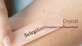  Presentation with parkinson disease - Slides consisting of selegiline-monoamine-oxidase-inhibitor-used background and a lemonade colored foreground