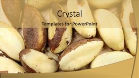  Presentation with brazil - Colorful presentation theme enhanced with selenium - brazil nuts background backdrop and a  colored foreground