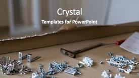  Presentation with furniture - Theme enhanced with self assembly - assembling flat pack furniture background and a  colored foreground