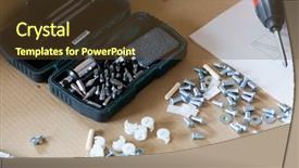  Presentation with flat - Audience pleasing slides consisting of self assembly - assembling flat pack furniture backdrop and a  colored foreground