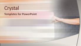  Presentation with boxer - Slide set consisting of self confidence - boxer fighter man with motion background and a lemonade colored foreground