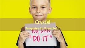  Presentation with english bulldog - Colorful PPT theme enhanced with self esteem - beauty is skin deep backdrop and a tawny brown colored foreground