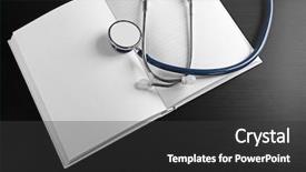  Presentation with literature - Slides enhanced with self harm - stethoscope with open book background and a dark gray colored foreground