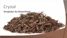  Presentation with heal - Audience pleasing theme consisting of self-heal-herb-used backdrop and a white colored foreground