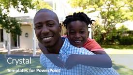  Presentation with isolation - Slide deck consisting of self-isolation-in-quarantine-lock background and a teal colored foreground