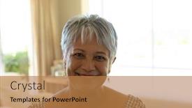  Presentation with isolation - PPT layouts consisting of self-isolation-in-quarantine-lock background and a coral colored foreground