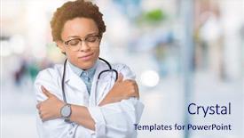  Presentation with doctor african - Amazing slide deck having self love and self care backdrop and a  colored foreground