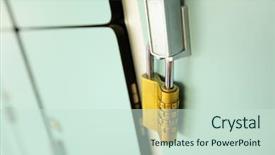  Presentation with storage - Amazing presentation having self storage - locker backdrop and a soft green colored foreground