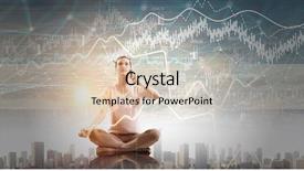  Presentation with balance life - PPT theme consisting of self talk - business and healthy life balance background and a lemonade colored foreground