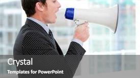  Presentation with businessman standing on mountain top - Amazing presentation theme having self talk - frustrated businessman yelling backdrop and a dark gray colored foreground