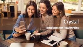  Presentation with groups - Presentation featuring selfie during a pause background and a  colored foreground