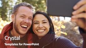  Presentation with woods - Amazing slides having selfie in a forest backdrop and a  colored foreground