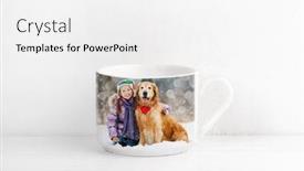  Presentation with ceramic - PPT layouts enhanced with selfmade-design-printing-on-ceramic background and a white colored foreground