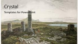  Presentation with old london - Slide deck featuring selinunte ruins old view sicily background and a lemonade colored foreground