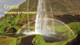  Presentation with water drop - Slide deck enhanced with water the picture was taken background and a tawny brown colored foreground