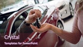  Presentation with salesman - Colorful PPT layouts enhanced with sell - close up of salesman giving backdrop and a tawny brown colored foreground