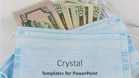  Presentation with medical face mask - Beautiful PPT theme featuring sell-buy-medical-face-mask backdrop and a light blue colored foreground