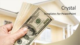  Presentation with invest - Amazing slide deck having young woman holding airplane backdrop and a light gray colored foreground