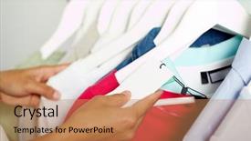  Presentation with human - Beautiful slides featuring sell things - photo of human hands searching backdrop and a  colored foreground