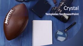  Presentation with view of the salt mine - PPT theme having sell things - sale unwanted stuff on wooden background and a  colored foreground