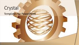  Presentation with machinery - Beautiful PPT theme featuring selling machinery - raster image of vector product backdrop and a  colored foreground