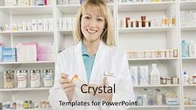  Presentation with confident - Cool new presentation theme with selling pharmacy - portrait of a confident happy backdrop and a soft green colored foreground